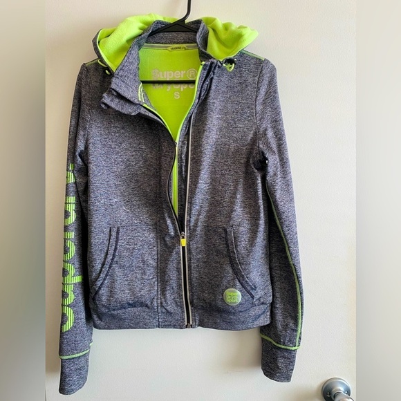 SuperDry Dry Sport Double Zip Tech Jacket S - Picture 1 of 12